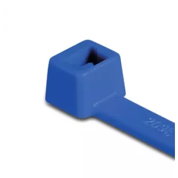 HellermannTyton T80R Standard Cable Tie, 210 x 4.6 mm, Blue, 100 pcs (116-08016)