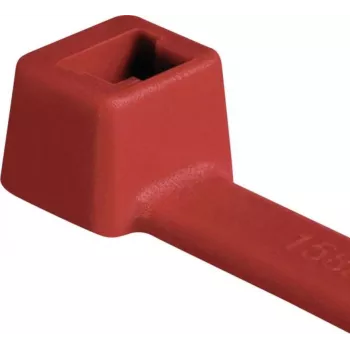 HellermannTyton T80R-N66-RD-C1 Standard Cable Tie, 210 mm x 4.6 mm, Red, 100 pcs 116-08012