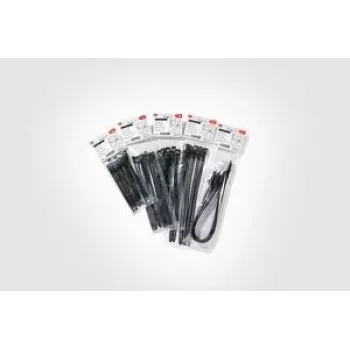 Opakovaně použitelná kabelová páska HellermannTyton SOFTFIX 180 mm x 7 mm černá 16 ks (115-07190)