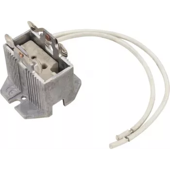 OMNILUX GX-9.5 & GY-9.5 Lamp Socket, Ceramic, 250V/10A, Screw Mount 9450030C