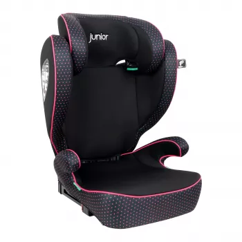 Petex Basic Plus 1602 růžová HDPE dětská autosedačka ECE R129 i-Size 100-150 cm