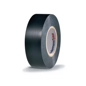 Černá PVC elektroizolační páska HellermannTyton HTAPE-FLEX1000+ 19 mm x 20 m, 105 °C, RoHS 710-00602