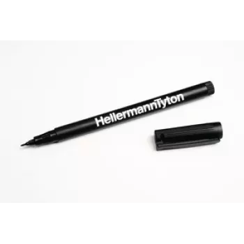 HellermannTyton 500-50820 permanentní marker černý kulatý hrot 2 ks