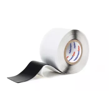 Samovulkanizující páska HellermannTyton HTAPE-POWER 670-VM-PVC/IIR-BK 3 m x 100 mm černá 711-00304