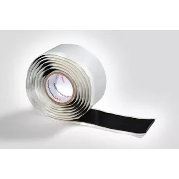 PVC elektroizolační páska HellermannTyton 711-10300, černá, 19 mm x 20 m, 0,15 mm
