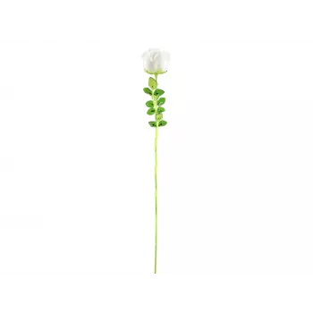 Umělá květina EUROPALMS Crystal Rose, bílá, 81 cm, 12 ks 82600208