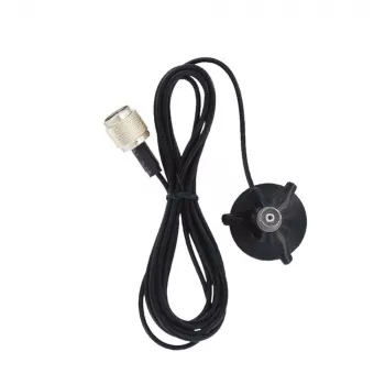 Magnetická patice Midland 6678 s konektorem TNC, 4m kabel RG-58, černá