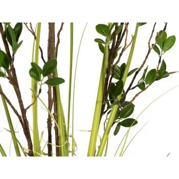 Umělá rostlina EUROPALMS stálezelený keř s trávou, 120 cm 82600183