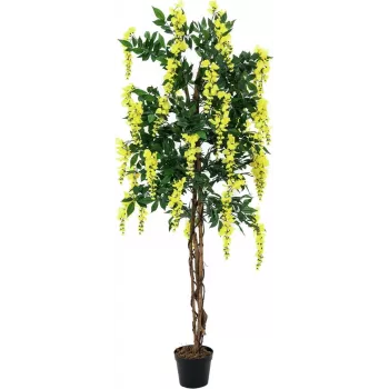 EUROPALMS Golden Rain Tree Artificial Plant, Yellow, 180cm 82507116