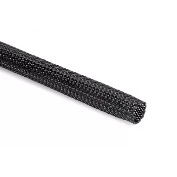HellermannTyton Helagaine MAN Braided Cable Sleeve, Polyester, Black, 50m x 26mm 170-12000