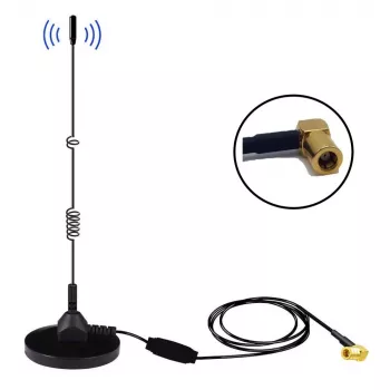 Magnetická anténa Midland Albrecht MAG31 DAB+ se zesilovačem, pásmo III, 3 m kabel, konektor SMB 62336