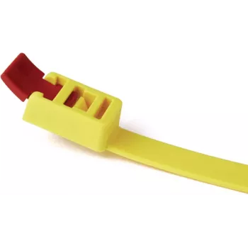 HellermannTyton SpeedyTie Releasable Cable Tie 750x13mm Yellow 5-Pack 115-00001
