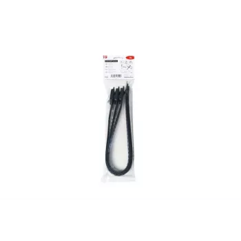 HellermannTyton SOFTFIX-XL opakovaně použitelná stahovací páska 580 mm x 28 mm černá 3 ks 115-28590