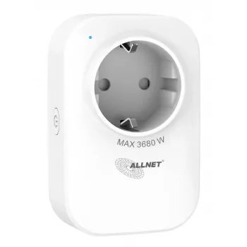 ALLNET ESP32 WiFi chytrá zásuvka s měřením spotřeby energie a 2x USB nabíječkou ALL3079