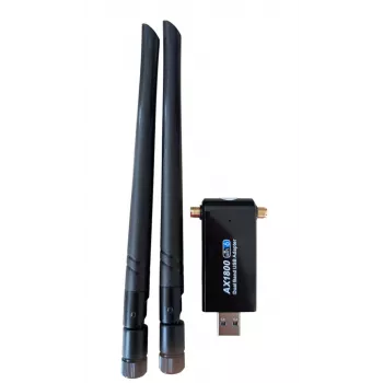 Bezdrátový USB 3.0 WLAN stick ALLNET AX 1800 Mbit ALL-WA1800AX-EXT s externími anténami