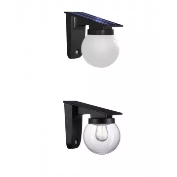 SYNERGY21 S21-LED-0250250 Solar Wall Light Ball Clear