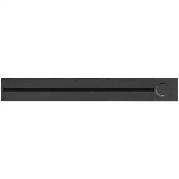 Zásuvková lišta SYNERGY21 MODULRAIL 600 mm s vypínačem, 3 zásuvky Schuko, černá S21-MR005