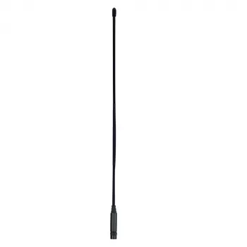 Midland Albrecht Hyflex CL27 TNC flexibilní prutová anténa, 54 cm, 26,965-27,405 MHz TX, 25-500 MHz RX, 50 Ohm, 10 W, černá 6578