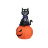 EUROPALMS Halloween Nafukovací figurka kočka s dýní, 183 cm 83316152