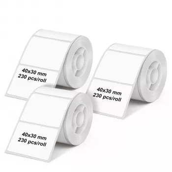 Olympia 6321 Termální etiketová role 40 mm x 30 mm bílá 690 etiket