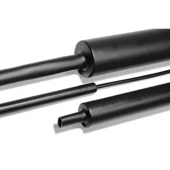 HellermannTyton MU47 Heat Shrink Tubing 4:1 40 mm to 12 mm Black 1 m