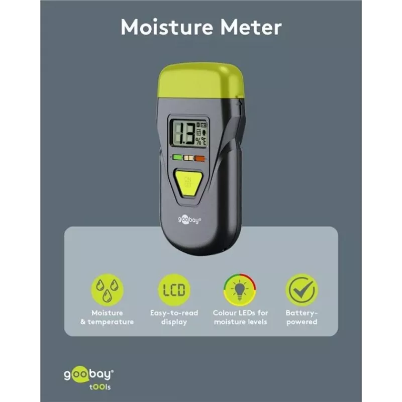Goobay Tools Měřič vlhkosti 77832