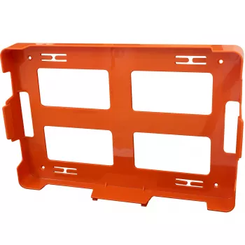 Lékárnička PETEX 43924135 DIN 13157, oranžová, 280 x 115 x 200 mm, nástěnná, ABS plast, pro kanceláře, dílny, malé podniky, vzdělávací instituce