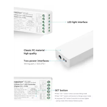 Ovladač CCT SYNERGY21 Synergy 21 2drátový Zigbee*Milight/Miboxer* (LC2-ZR)
