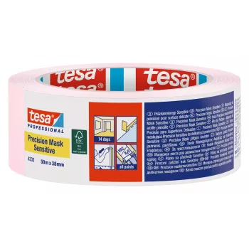 Maskovací páska tesa 4333 Precision Mask světle růžová 50 m x 38 mm 04333-00020-02
