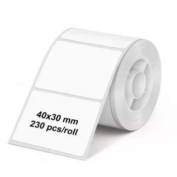 Role etiket Olympia 6320 40 mm x 30 mm bílá 230 etiket