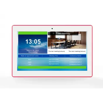 Zasedací tablet ALLNET MeetTwo-150W 15 inch s RGB LED, Android 16, NFC/RFID, bílý