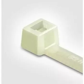 Tepelně stabilizovaná stahovací páska z polyamidu HellermannTyton T18L-HS-NA-C1, přírodní, 200mm x 2,5mm, balení 100 ks