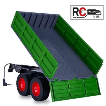 Jamara Sklápěč tmavě zelený pro RC traktor 1:16 (423284)