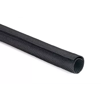 HellermannTyton Helagaine Twist-In Braided Cable Sleeve, 19-25 mm Bundling Diameter, 2 m, Black 170-01015