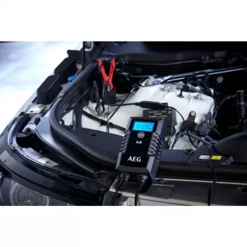 Automatická nabíječka autobaterií AEG LD4 10616, 6V/12V 2A/4A pro olověné, GEL, AGM, MF, Ca/Ca