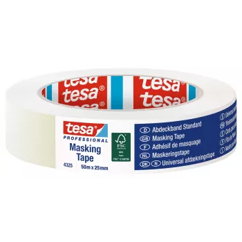 Profesionální maskovací páska Tesa STANDARD 04325-00001-01, béžová, 50 m x 25 mm, 1 role