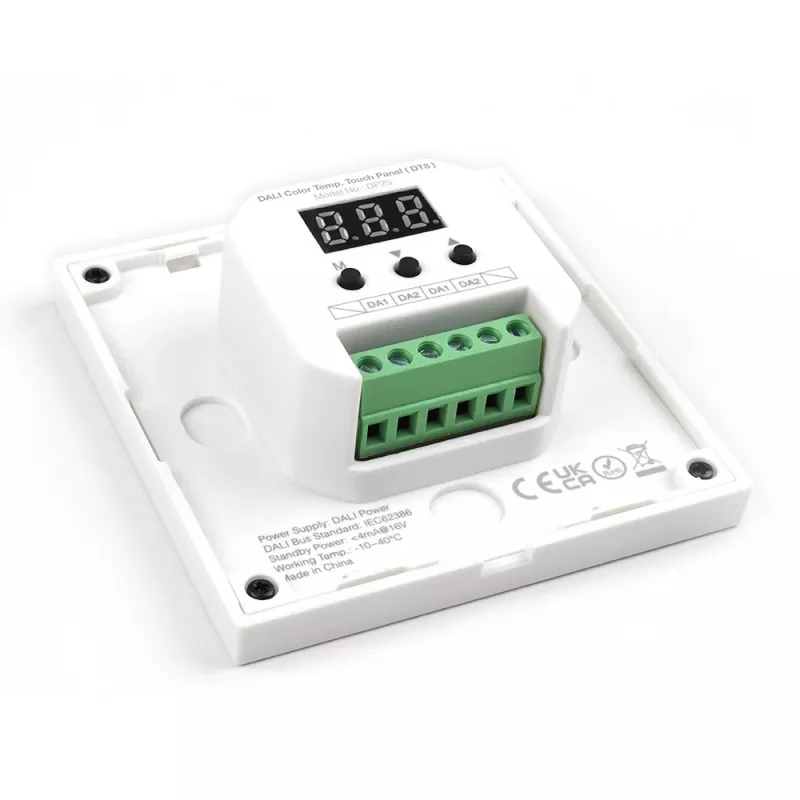 Dotykový panel Miboxer LED Smart DALI pro teplotu barev DT8 (DP2S)