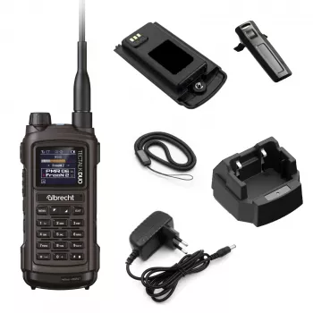 Albrecht Tectalk Duo PMR446 Freenet 1W Sada vysílaček černá 29148