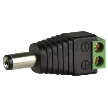 Napájecí adaptérový kabel ABUS TVAC35800 - šroubovací svorkovnice na 5,5 x 2,1 mm DC konektor