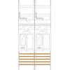 Rozvaděčové pole f-tronic 2pole ER26 V=1050mm 2-eHZ 2 rezerva 7141002