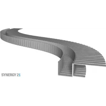 LED profil SYNERGY21 S21-LED-PR00002 200cm, pozinkovaná ocel TYP-A Flex