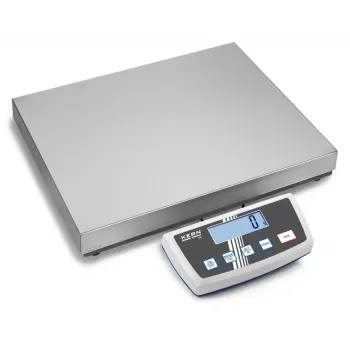 KERN DE 35K5DL Dual-Range Platform Scale 35 kg / 5 g|10 g, Stainless Steel Plate