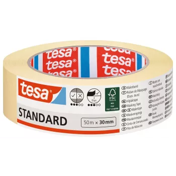 Malířská maskovací páska tesa 05087 50 m x 30 mm žlutá 05087-00000-03