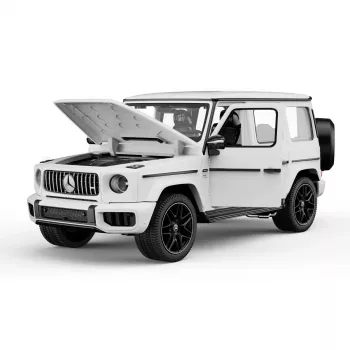 Model auta Jamara Mercedes-AMG G 63 Diecast 1:24 bílý