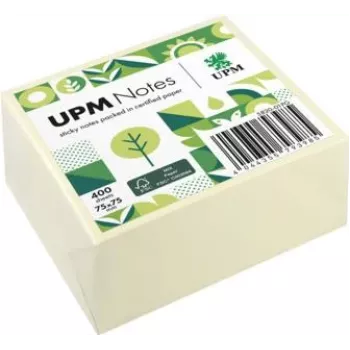 Samolepicí bločky UPM Notes 5820-01PG 75x75mm 400 listů žluté