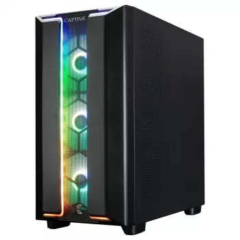 CAPTIVA Advanced Gaming R98-754 Desktop PC - AMD Ryzen 7 5700X, GeForce RTX 5060 Ti 16GB, 32GB RAM, 1TB SSD, No OS