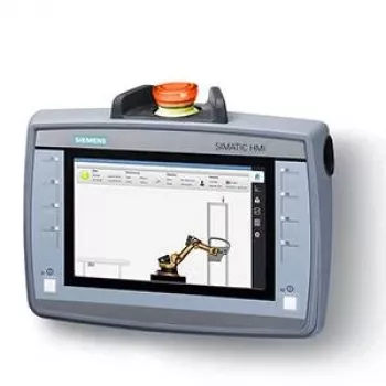 TFT dotykový panel Siemens SIMATIC HMI KTP700F Mobile 7 inch s PROFINET, IP65, tlačítky nouzového zastavení a potvrzení 6AV21252GB230AX0