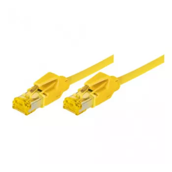 Patch kabel TECLINE Dätwyler Cat 6a S/FTP, PiMF, žlutý, 3,0 m, 10 Gbit/s, bez halogenů, konektory Hirose TM31 78003Y