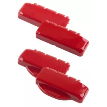 Závěsový zámek Bopla B SC HB PC-V0-3000 polykarbonát ohnivě červený RAL 3000 100 x 27 x 48,3 mm 96910000