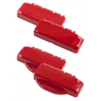 Závěsový zámek Bopla B SC HB PC-V0-3000 polykarbonát ohnivě červený RAL 3000 100 x 27 x 48,3 mm 96910000